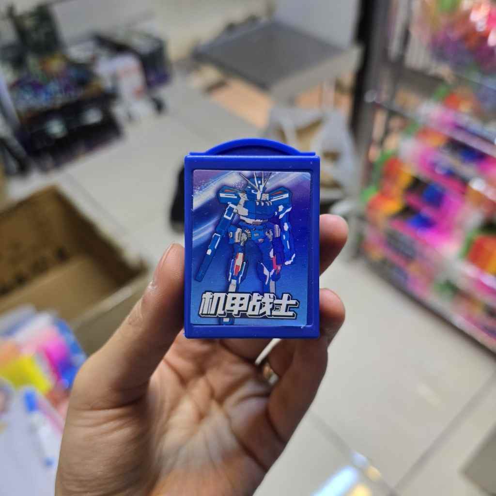 پاک کن جادویی طرح آدم آهنی آبی