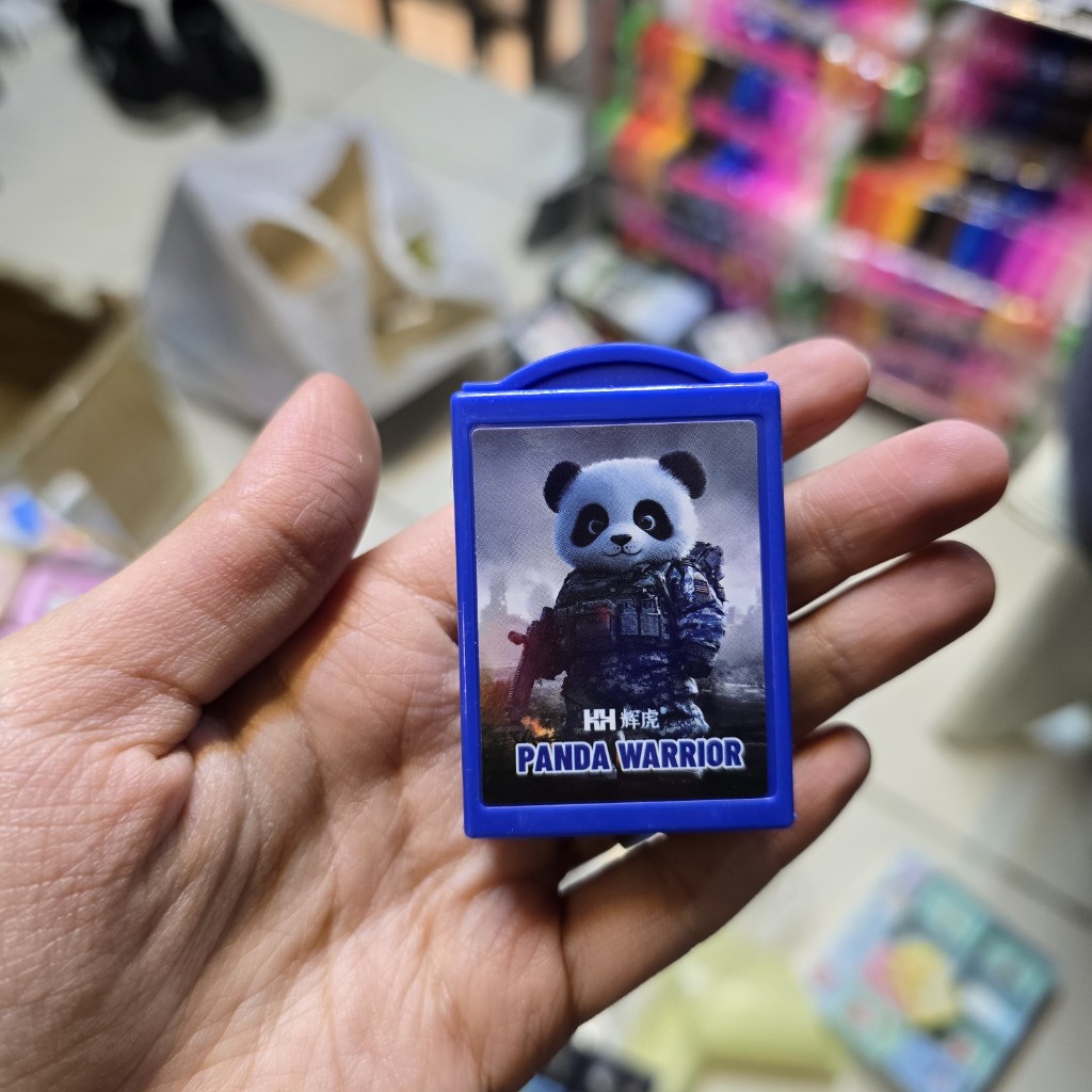 پاک کن جادویی طرح پاندا آبی کاربنی