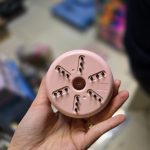 جارو برقی مینی طرح خرس صورتی - Image 3