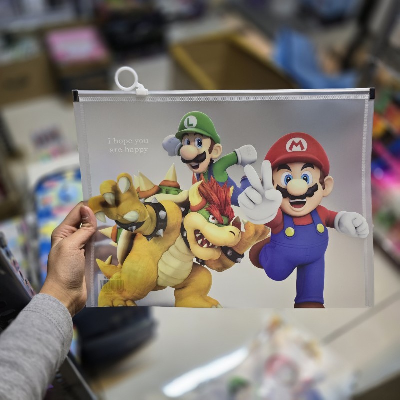 20251212_203716_copy_800x800 پوشه زیپی مغار دار سایز a4 ماریو و اژدها