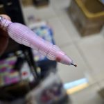 خودکار پاکن دار مدل میکروفون کرومی صورتی - Image 2