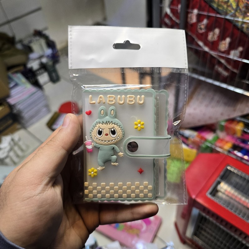 جا کارتی سیلکونی لبوبو رنگ سبزآبی