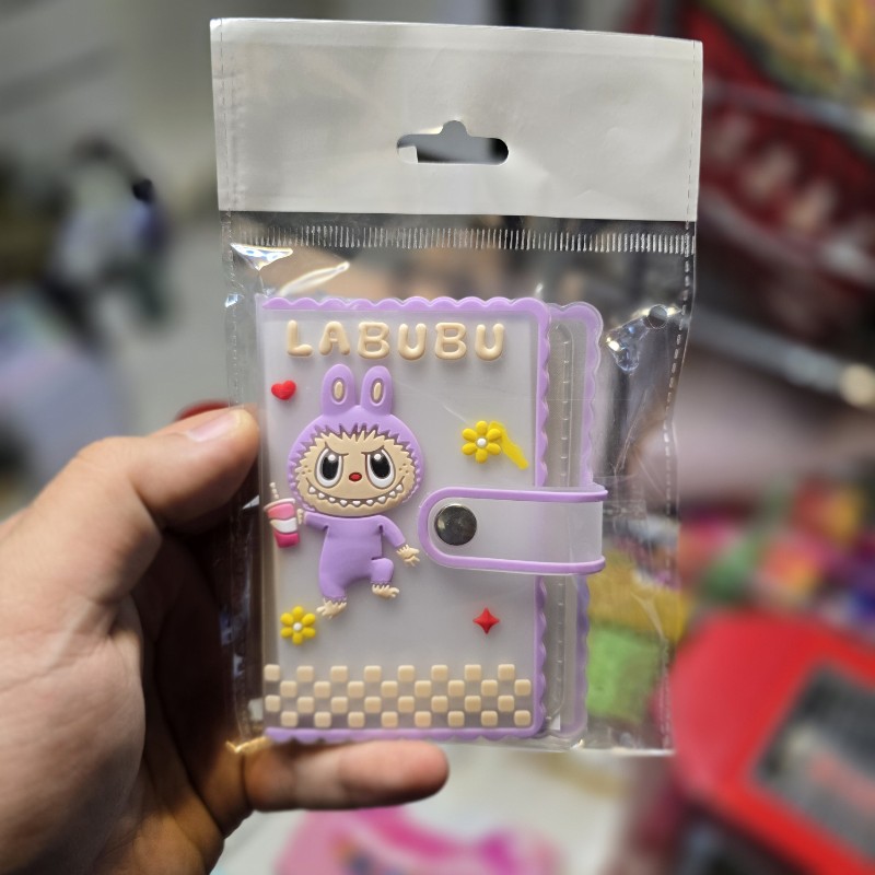 جا کارتی سیلکونی لبوبو رنگ بنفش