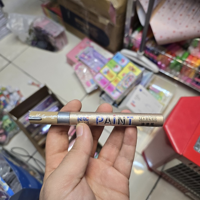 ماژیک صنعتی نقره ای برند لتو