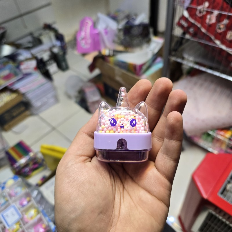 تراش دانه برفی یونیکورن رنگ بنفش