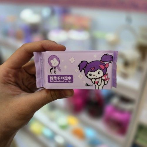 دستمال مرطوب طرح کرومی