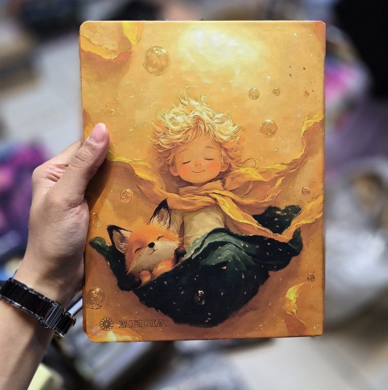 کلاسور 100برگ سایز A5 طرح شازده کوچولو و روباه