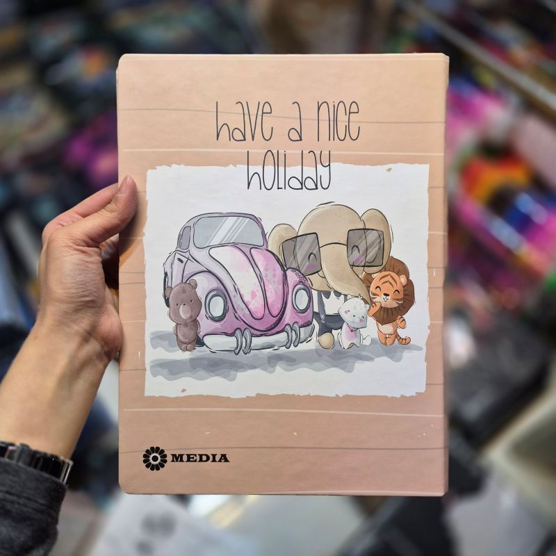 کلاسور 100برگ سایز A4 طرح فولکس حیوانات