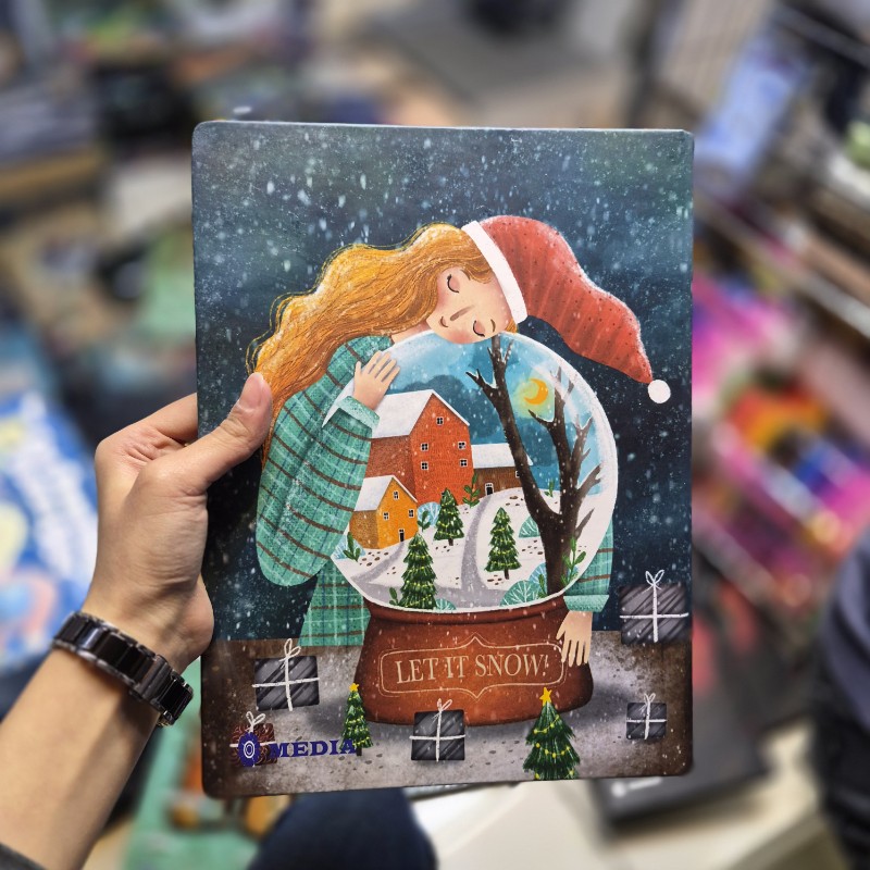 کلاسور 100برگ سایز A4 طرح دختر وگوی