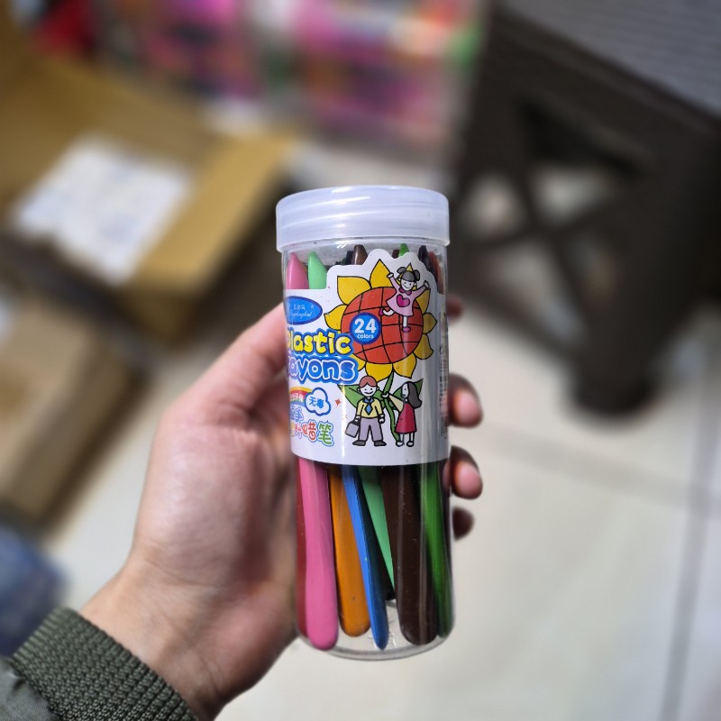 مدادشمعی جادویی مدل مدادی 24 رنگ