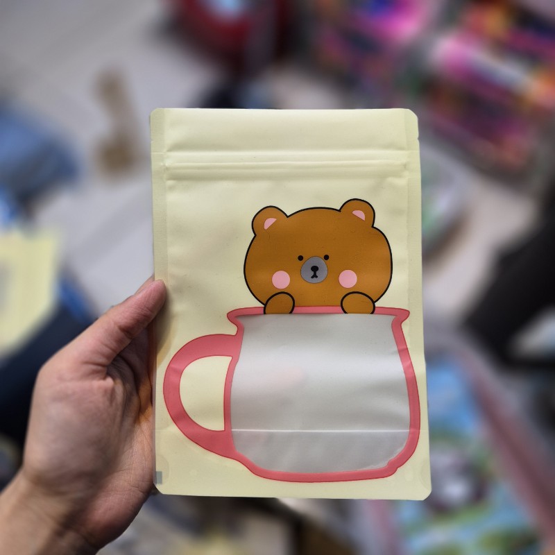 زیپ کیپ فانتزی کوچک طرح خرس