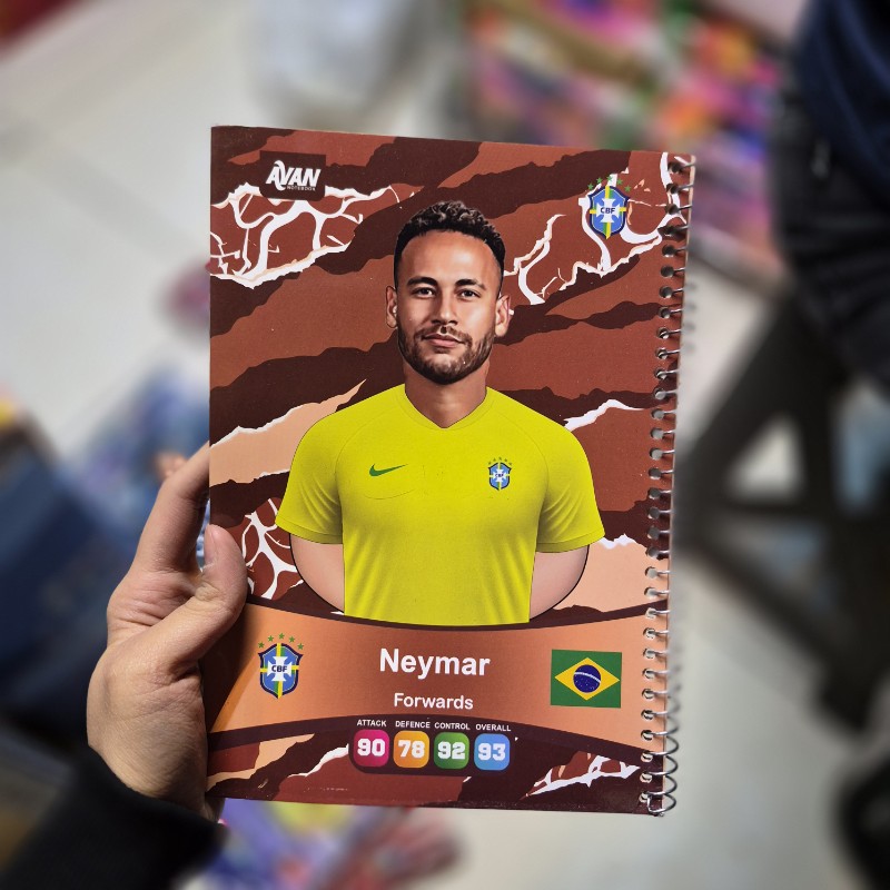 دفتر 40 برگ حاشیه دار طرح نیمار