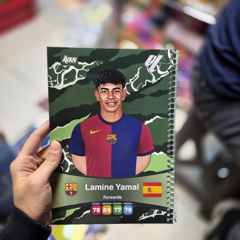 دفتر 40 برگ حاشیه دار طرح یامال