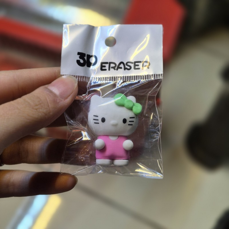 پاک کن طرح کیتی صورتی