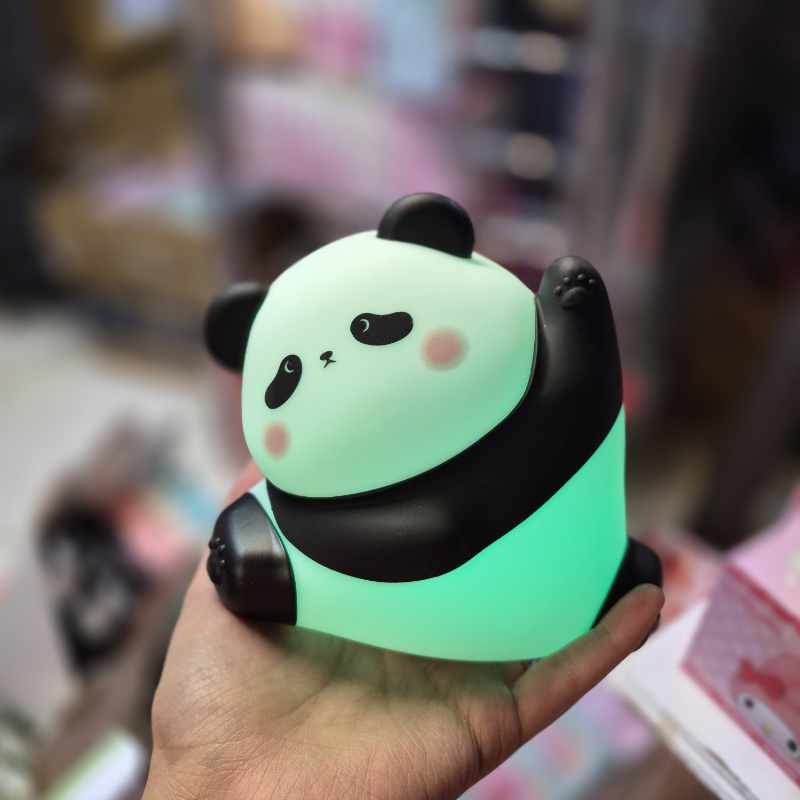 چراغ خواب سیلیکونی هفت رنگ طرح پاندا کونگ فوکار