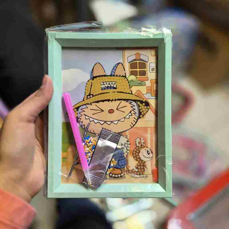 نقاشی الماسی قابدار 13 در 18 طرح کشاورز