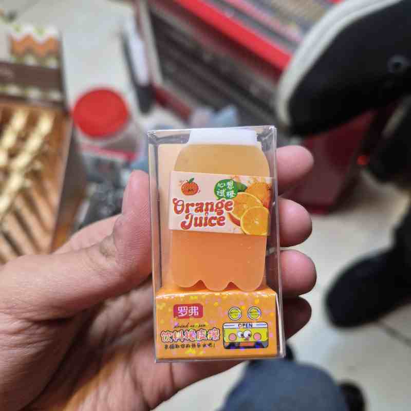 پاک کن ژله ای طرح نوشابه فانتا