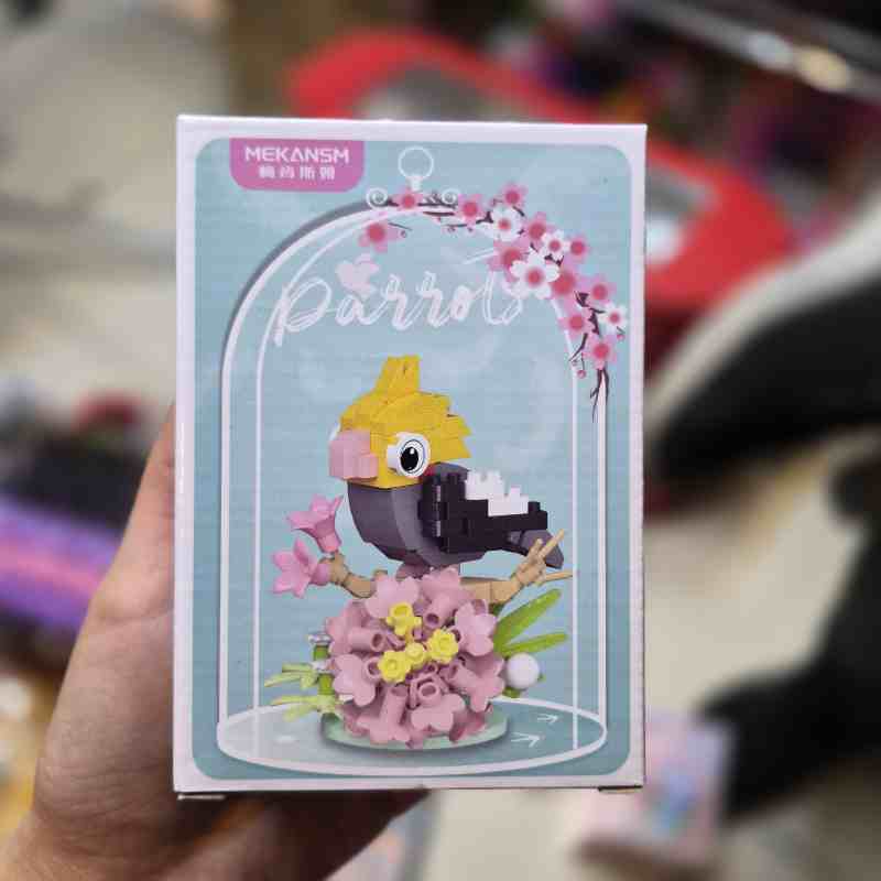 لگو 182 تکه طرح طوطی سبز