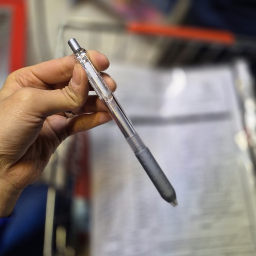 خودکار فشاری نقره ای اسکول فنز