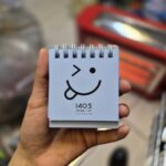 تقویم رومیزی مینی سالتو رنگ آبی