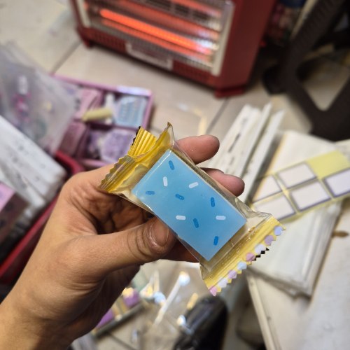 پاک کن طرح کیک آبی