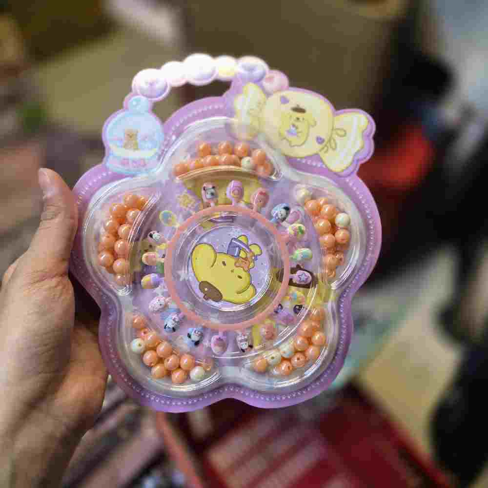 ست ناخن و دستبند طرح پوم پوم