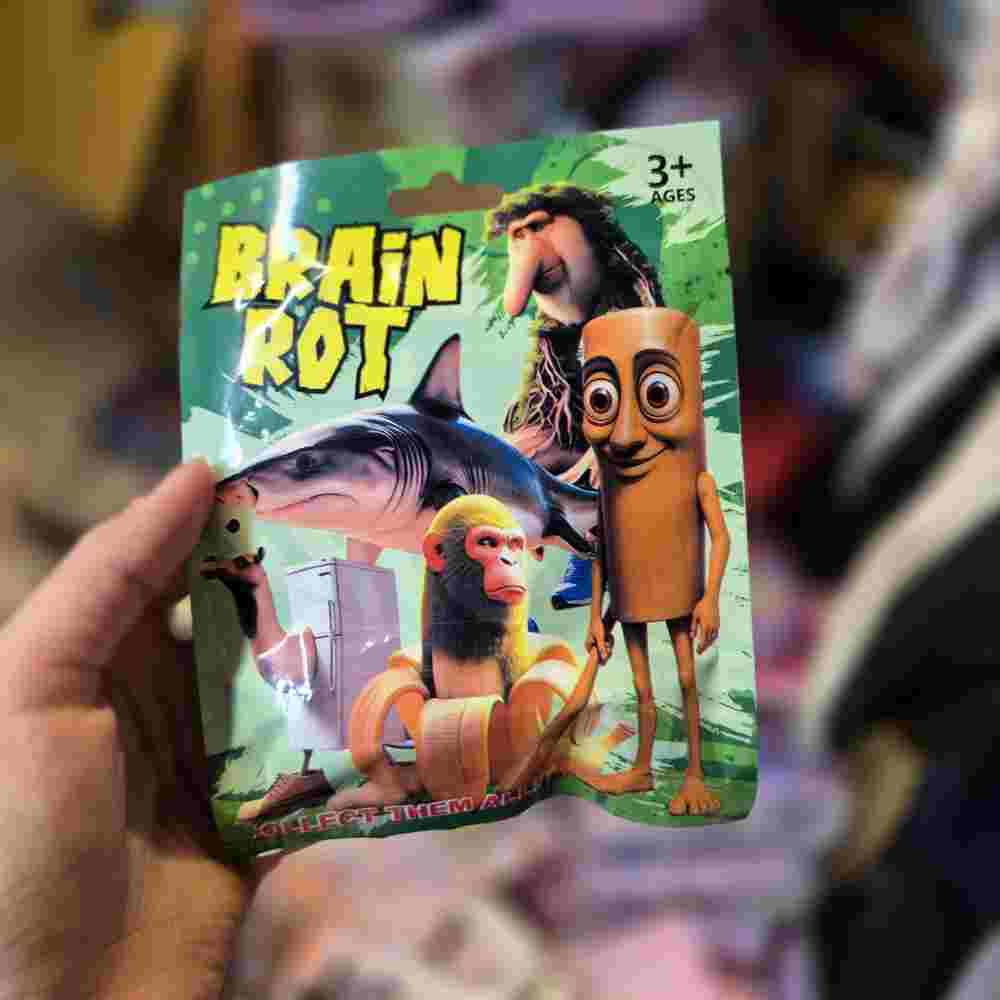 فیگور شانسی طرح brain rot