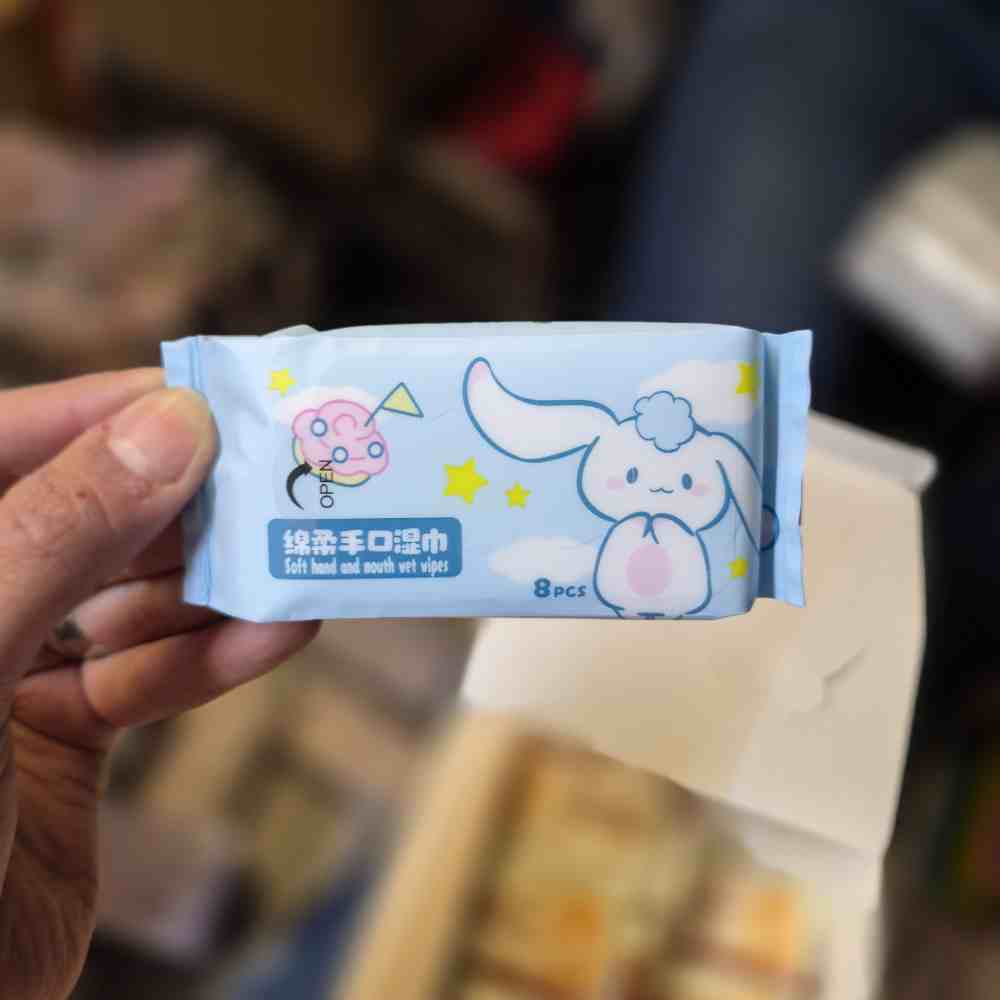 دستمال مرطوب طرح سینامورول