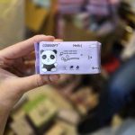 دستمال مرطوب طرح پاندا رنگی