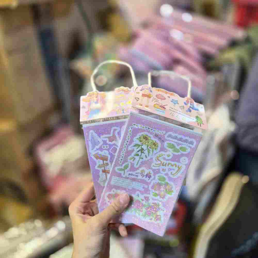 استیکر کیفی بسته 4عددی طبیعت