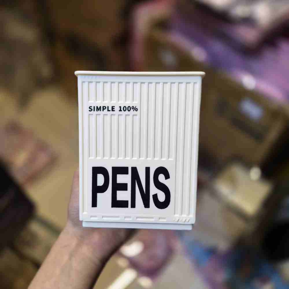 جاقلمی و سطل زباله طرح باکس کوچک