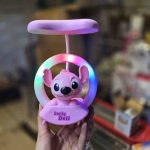 چراغ مطالعه رینگ لایت دار طرح استیج صورتی - Image 3