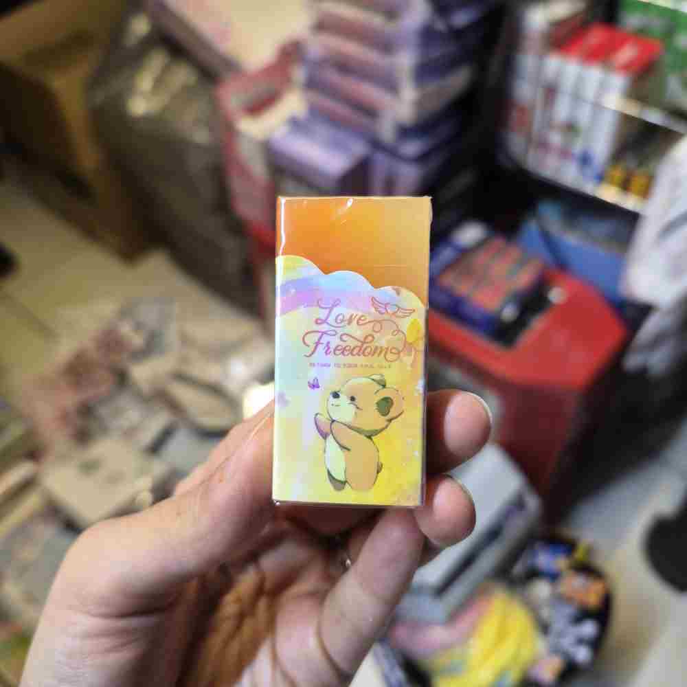 پاک کن عطری پاستیلی طرح خرس زرد